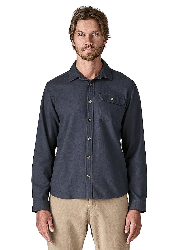 PATAGONIA | Herren Hemd Cotton in Conversion Lightweight Fjord Flannel  | dunkelblau