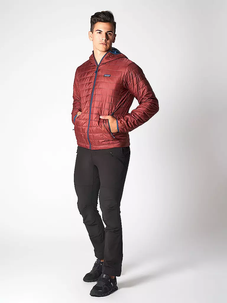 PATAGONIA | Herren Isojacke Nano Puff® Hoodie | rot