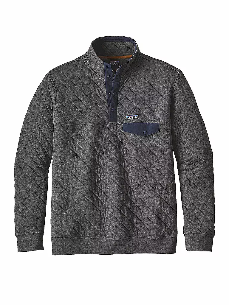 PATAGONIA | Herren Pullover Cotton Quilt Snap-T® | grau