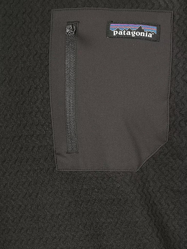 PATAGONIA | Herren Strickfleece Pullover R1 Air Crew | schwarz