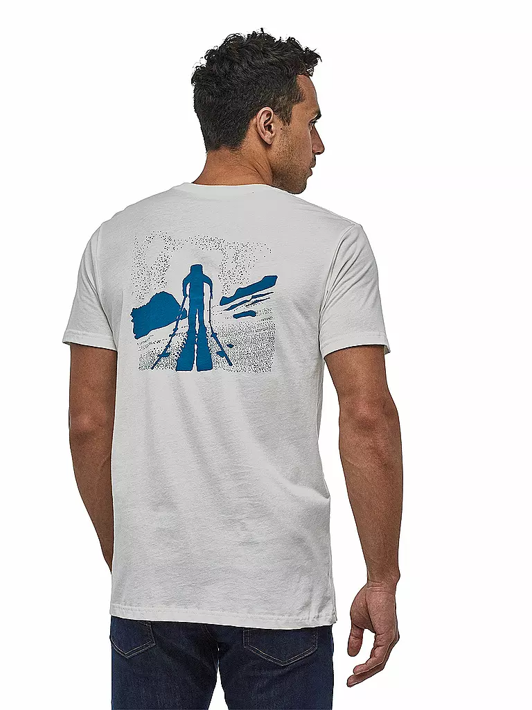 PATAGONIA | Herren T-Shirt Breaking Trail Organic Cotton | weiß