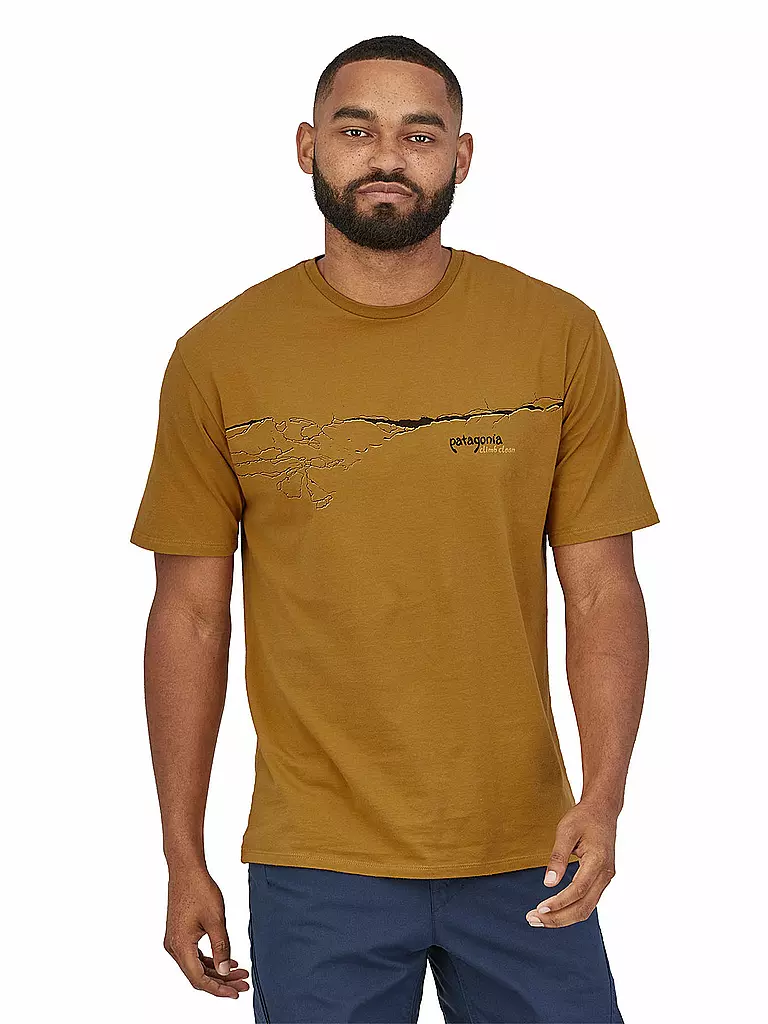 PATAGONIA | Herren T-Shirt Cochamó Crack | braun