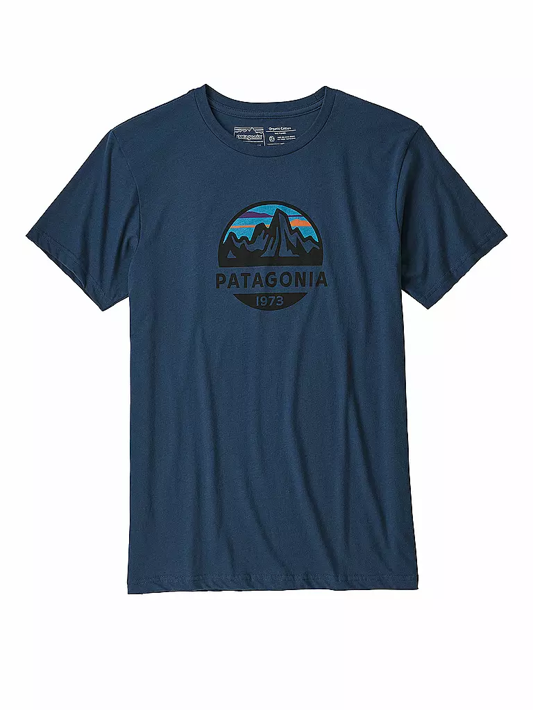 PATAGONIA | Herren T-Shirt M's Fitz Roy Scope Organic Cotton | blau