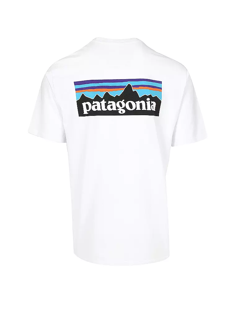 PATAGONIA | Herren T-Shirt P-6 Logo | weiß