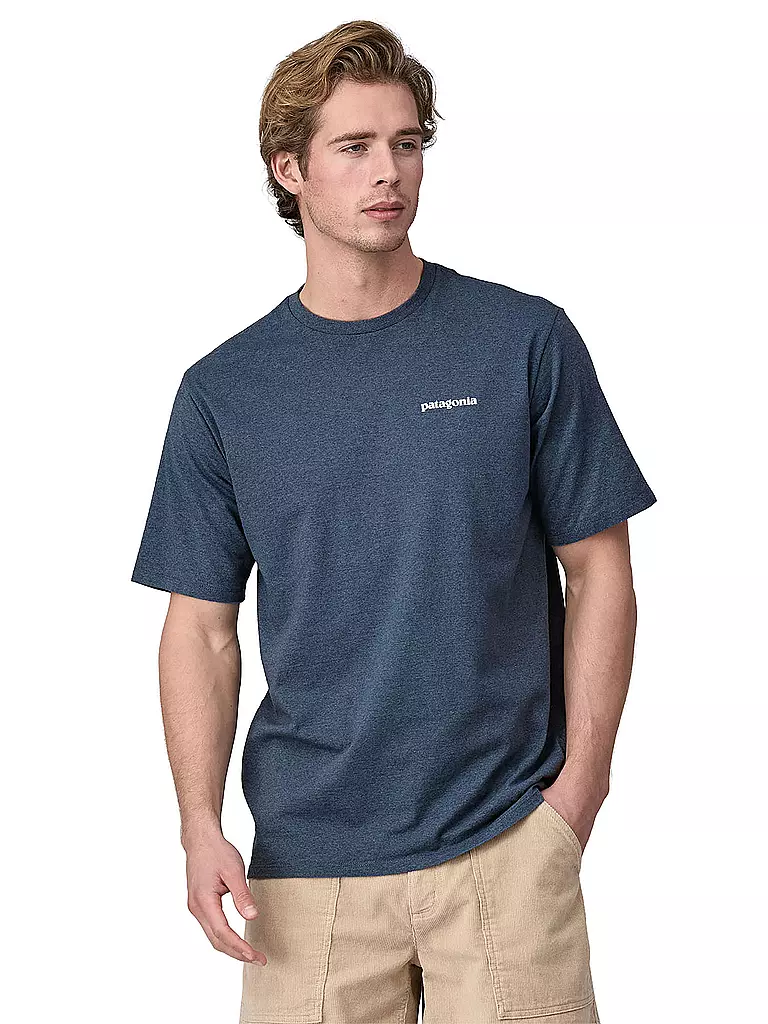 PATAGONIA | Herren T-Shirt P-6 Logo | blau