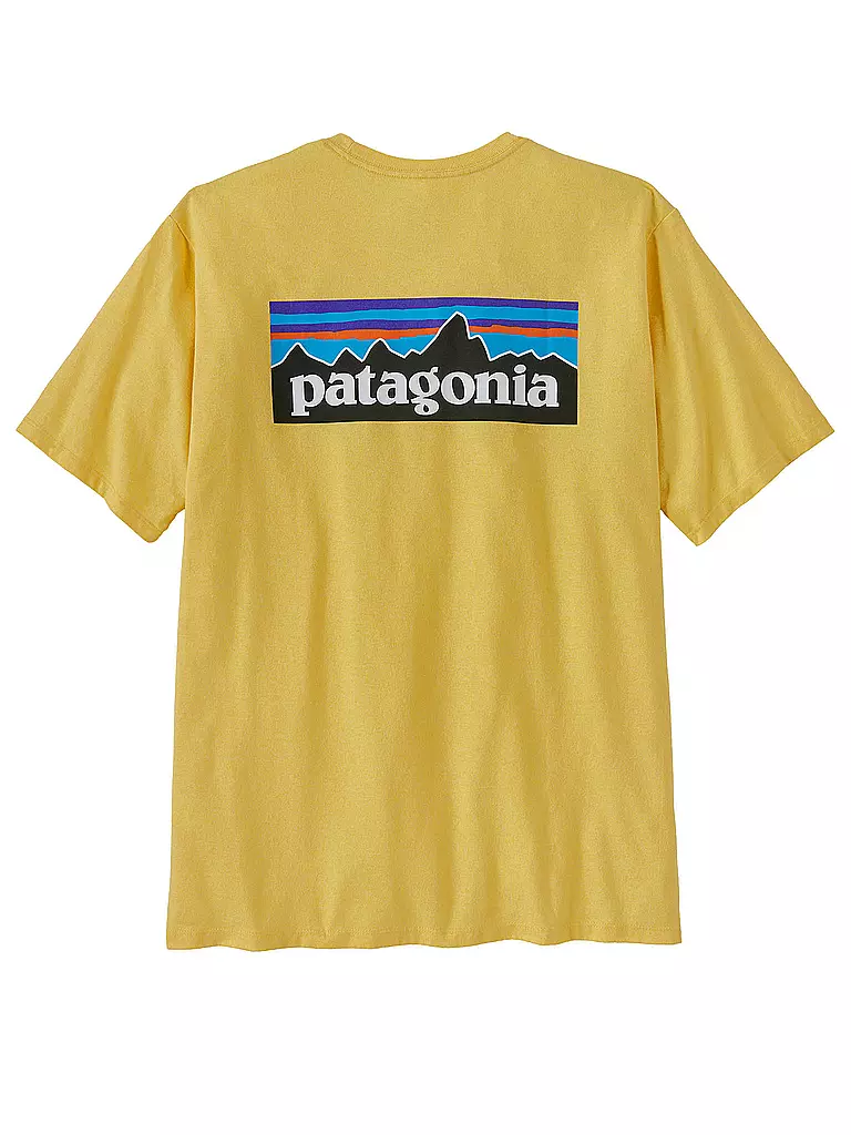 PATAGONIA | Herren T-Shirt P-6 Logo | gelb