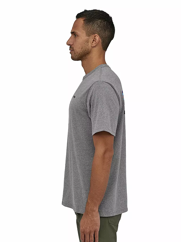 PATAGONIA | Herren T-Shirt P-6 Logo | grau