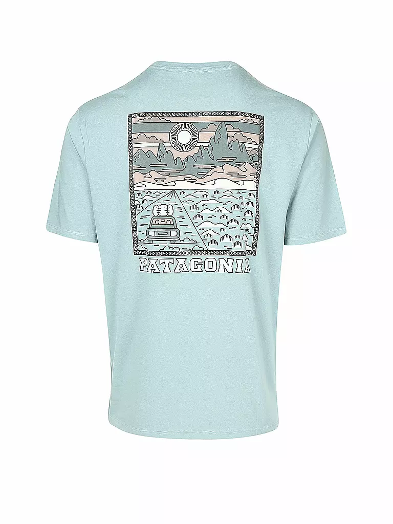 PATAGONIA | Herren T-Shirt Summit Road Organic Cotton | blau