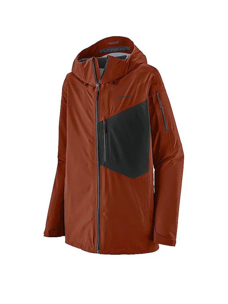PATAGONIA | Herren Tourenjacke SnowDrifter 3L Hoodie | kupfer