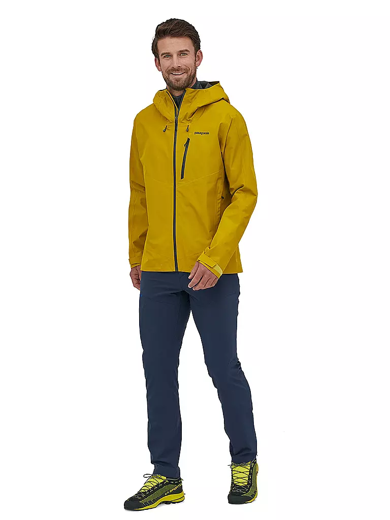 PATAGONIA | Herren Wanderjacke Calcite GORE-TEX Paclite® Plus | gelb