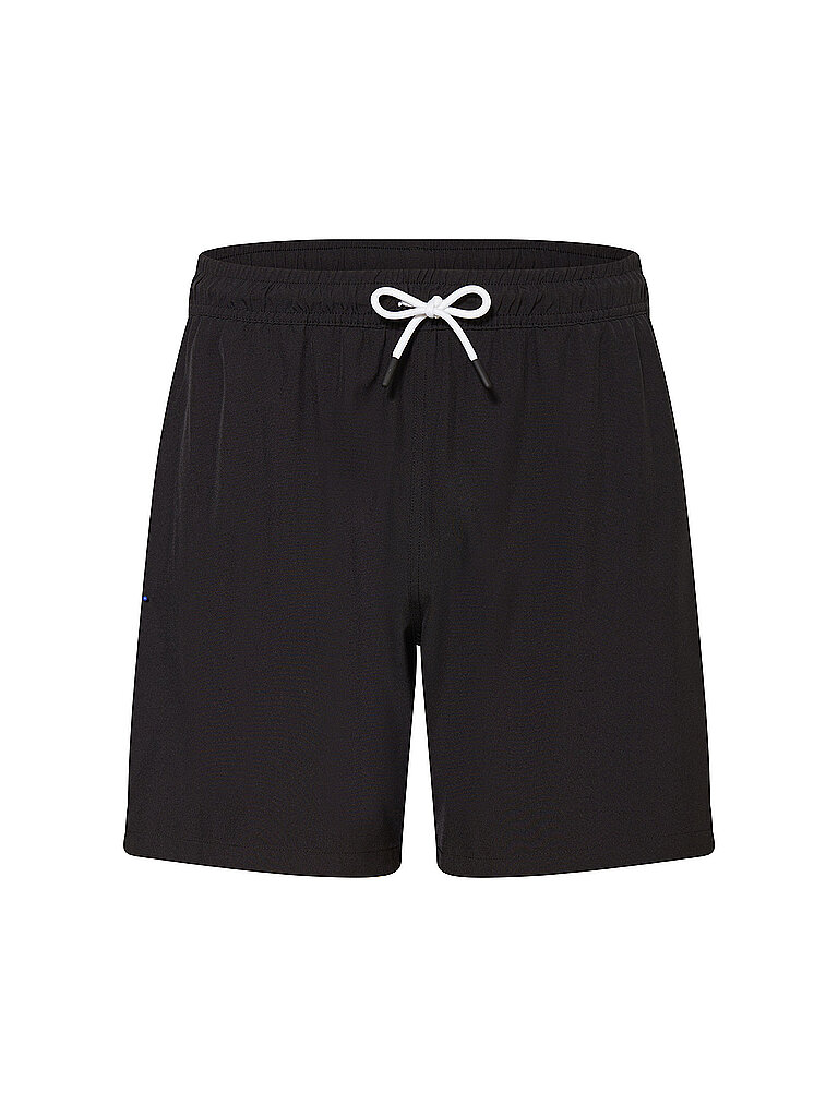 PAUL PAUL Herren Badeshorts Solid schwarz | S, schwarz