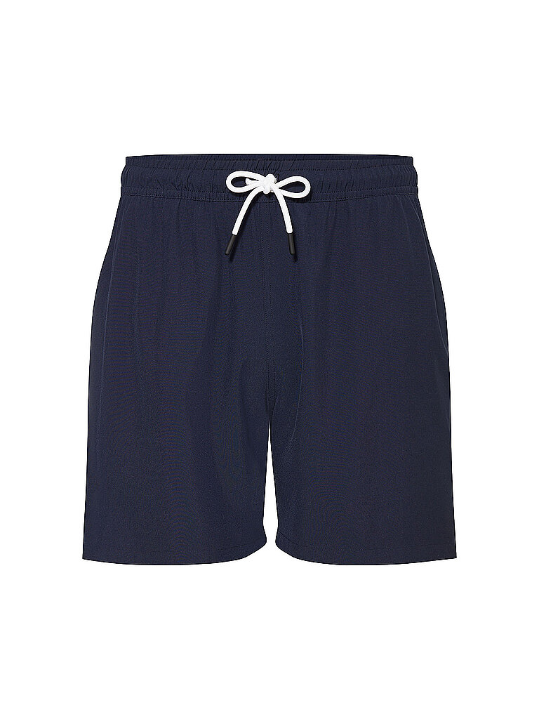 PAUL PAUL Herren Badeshorts Solid dunkelblau | L, dunkelblau
