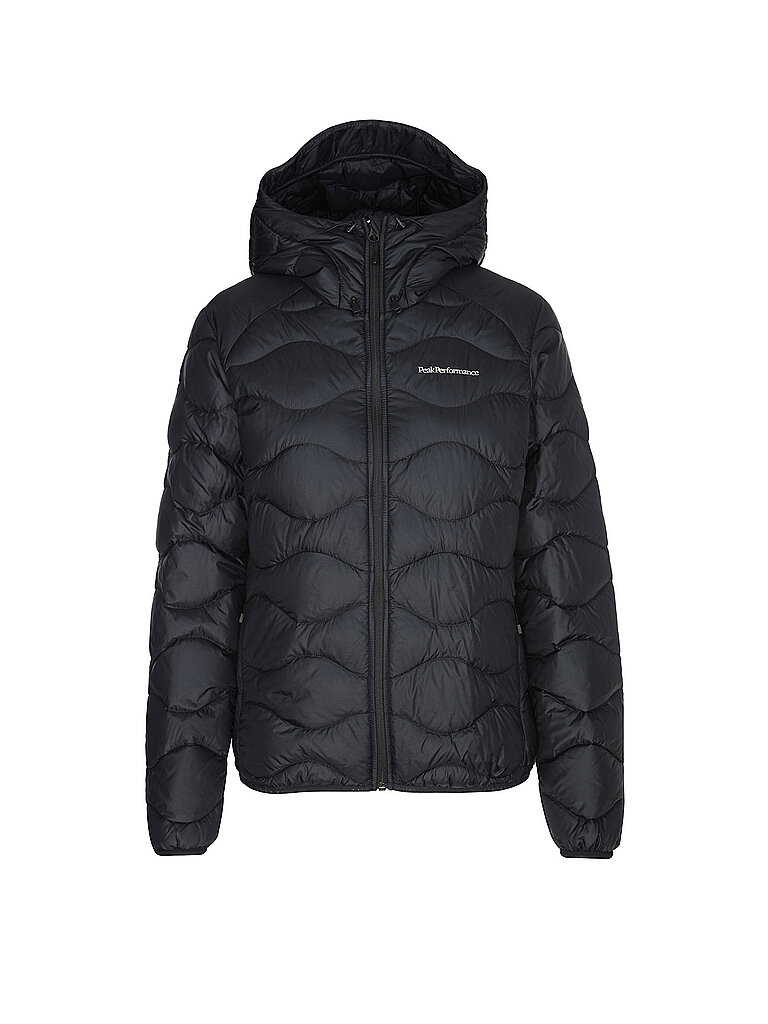 PEAK PERFORMANCE Damen Daunenjacke Helium Down Hoodie schwarz | XL