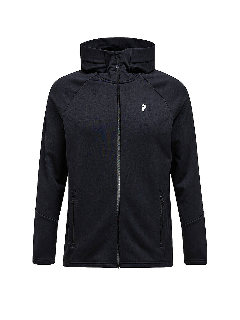 Peak Performance Rider Essentials Midlayer Zip Hood, black