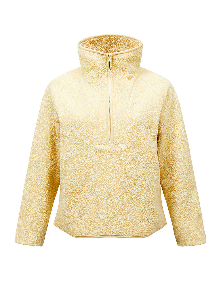 Peak Performance PEAK PERFORMANCE Damen Sweater Nature Rush Pile 1/2 Zip gelb | XS, gelb
