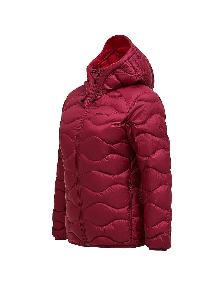 PEAK PERFORMANCE | Damen Daunenjacke Helium Hoodie | beere
