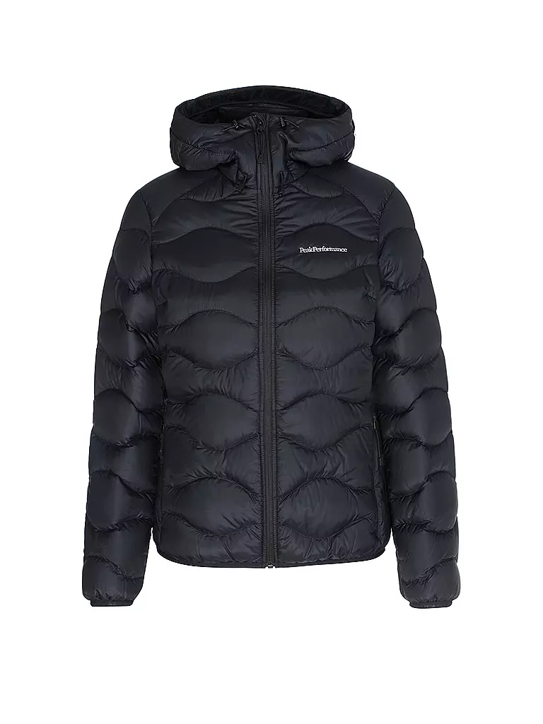 PEAK PERFORMANCE | Damen Freizeitjacke Helium Down Hoodie | schwarz