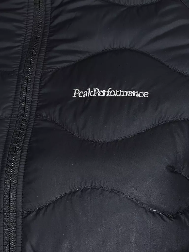 PEAK PERFORMANCE | Damen Freizeitjacke Helium Down Hoodie | schwarz