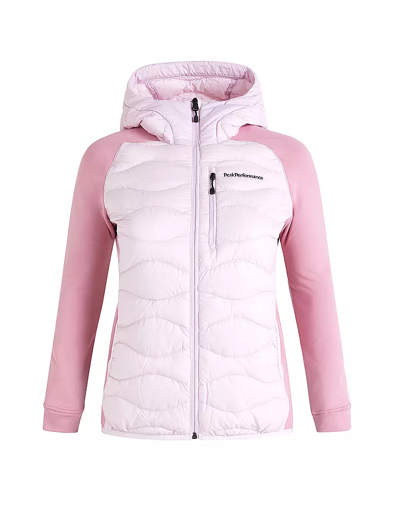 PEAK PERFORMANCE | Damen Freizeitjacke Helium Down Hybrid Hoodie | rosa