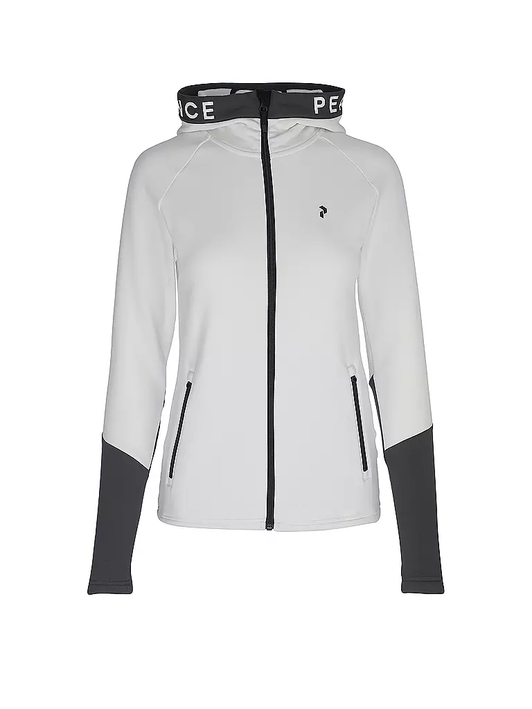 PEAK PERFORMANCE | Damen Jacke Rider Zip Hoodie | weiß