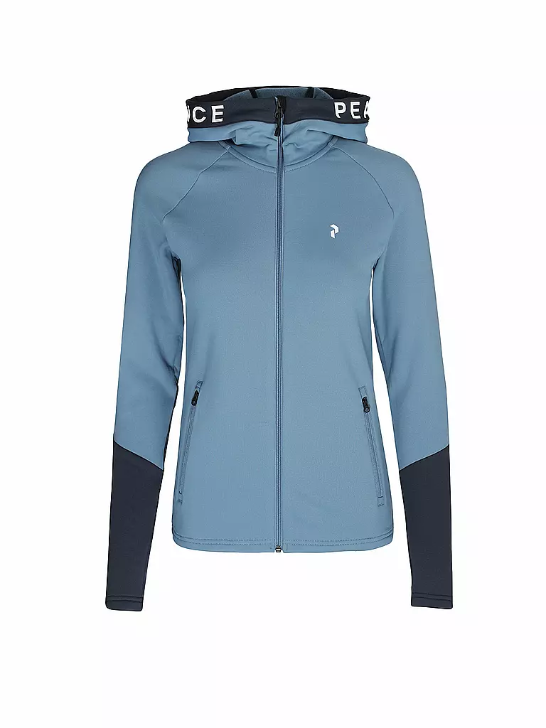 PEAK PERFORMANCE | Damen Unterziehjacke Rider Hoodie | petrol