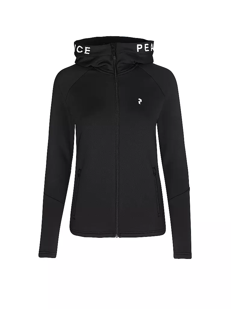 PEAK PERFORMANCE | Damen Unterziehjacke Rider Hoodie | schwarz