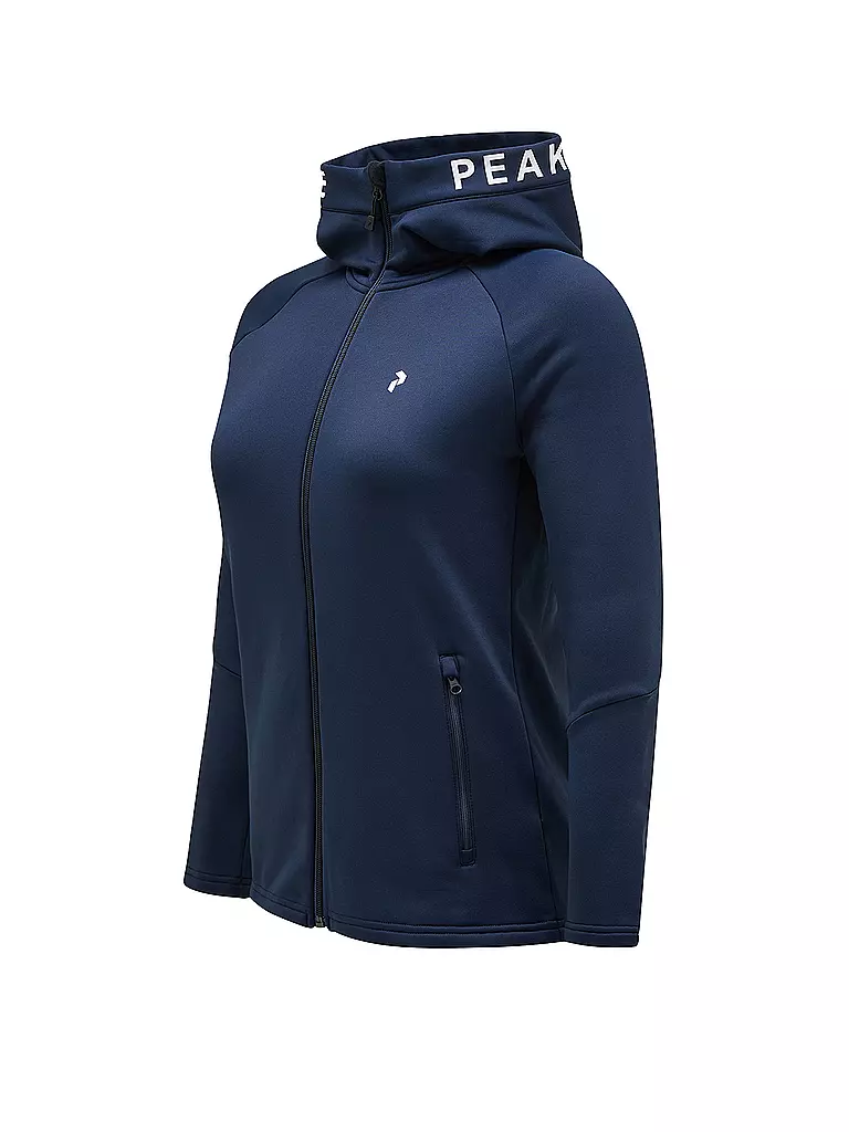 PEAK PERFORMANCE | Damen Unterziehjacke Rider Hoodie | dunkelblau
