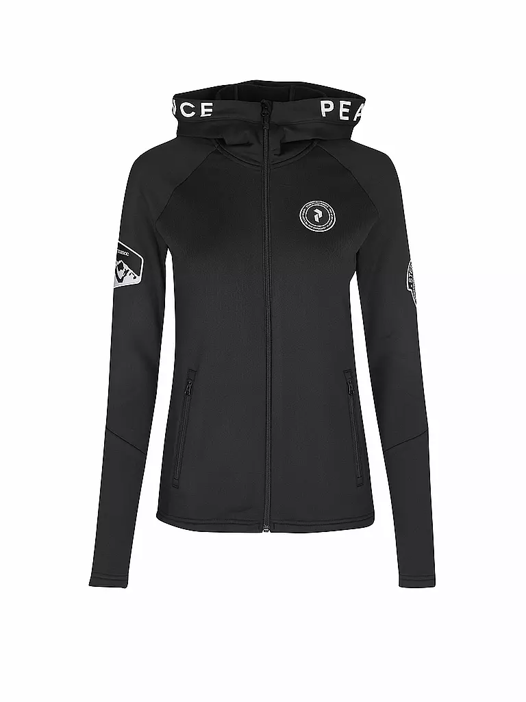 PEAK PERFORMANCE | Damen Unterziehweste mit Kapuze | schwarz