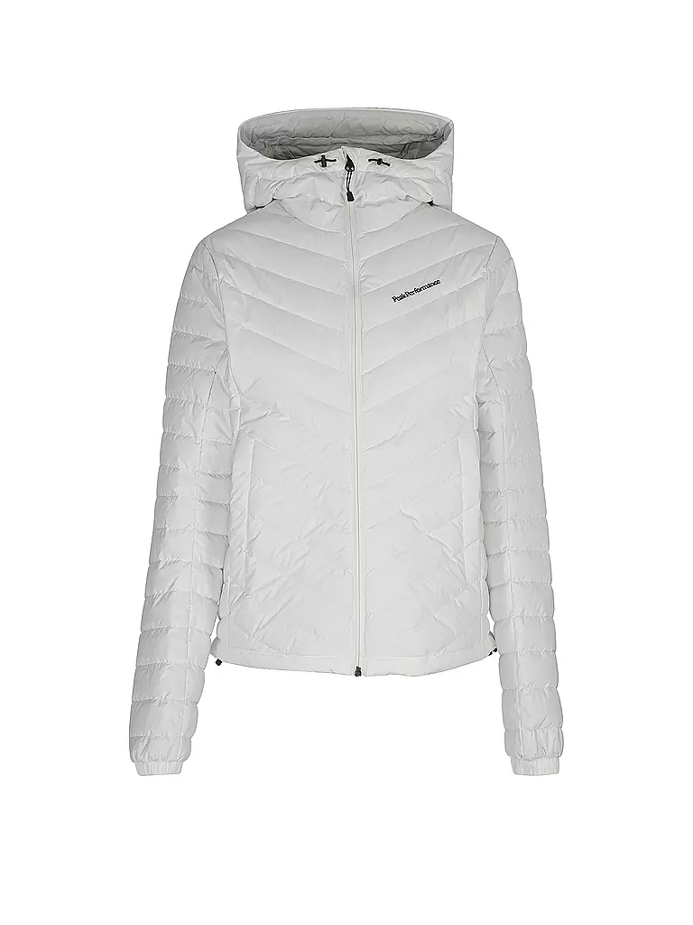 PEAK PERFORMANCE | Damen Winterjacke Frost Down Hoodie | weiß