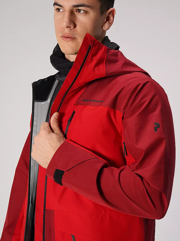 PEAK PERFORMANCE | Herren Skijacke Vertical  3L GTX | rot