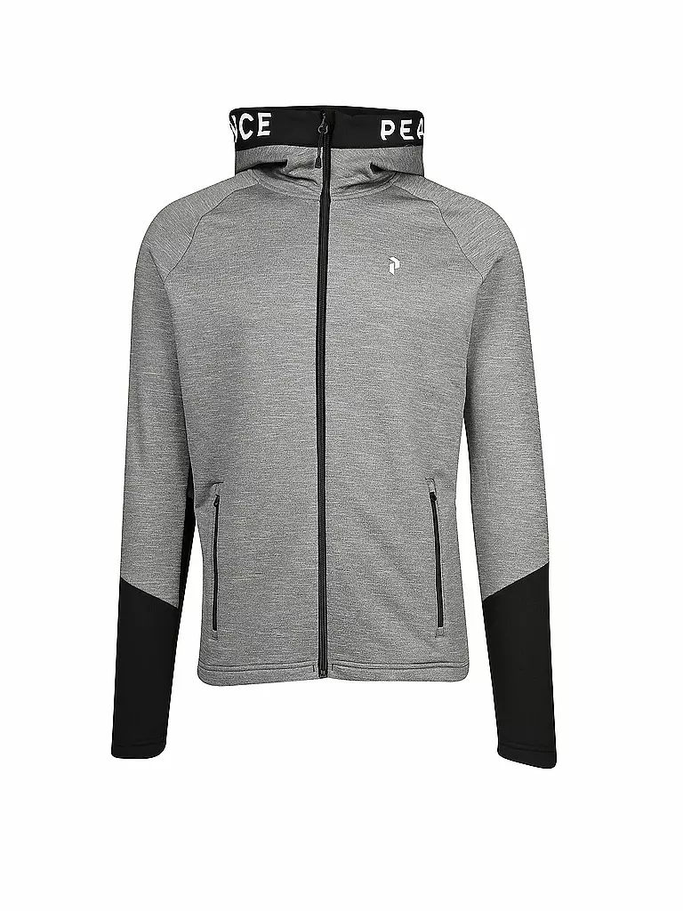 PEAK PERFORMANCE | Herren Sweatjacke Rider Melange | grau