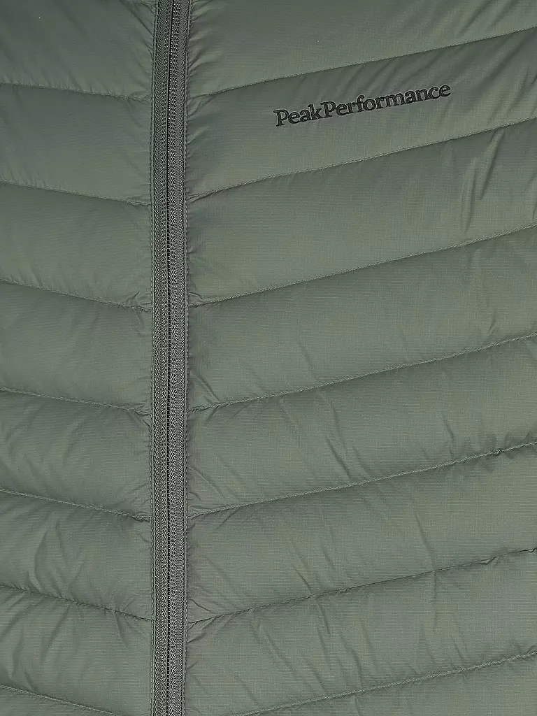 PEAK PERFORMANCE | Herren Winterjacke Frost Down Hoodie | grün