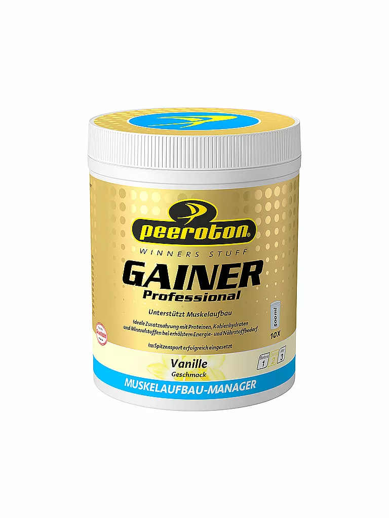 PEEROTON | GAINER Professional myprotein Shake Vanille 600g | keine Farbe
