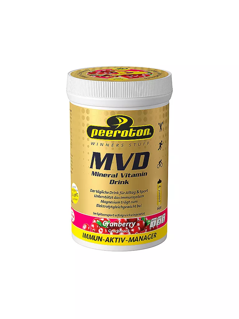 PEEROTON | Getränkepulver MVD Cranberry 300g | gelb