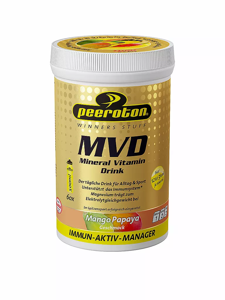 PEEROTON | Getränkepulver MVD Mango/Papaya 300g | keine Farbe