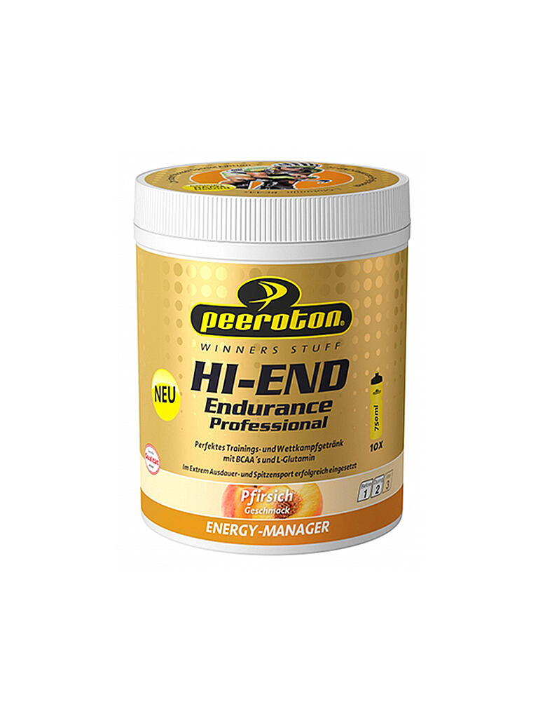 PEEROTON HiEnd Endurance Energy Drink Professional Pfirsich 600g
