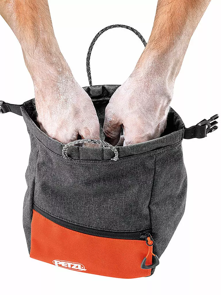 PETZL | Boulder-Chalkbag Sakab | grau