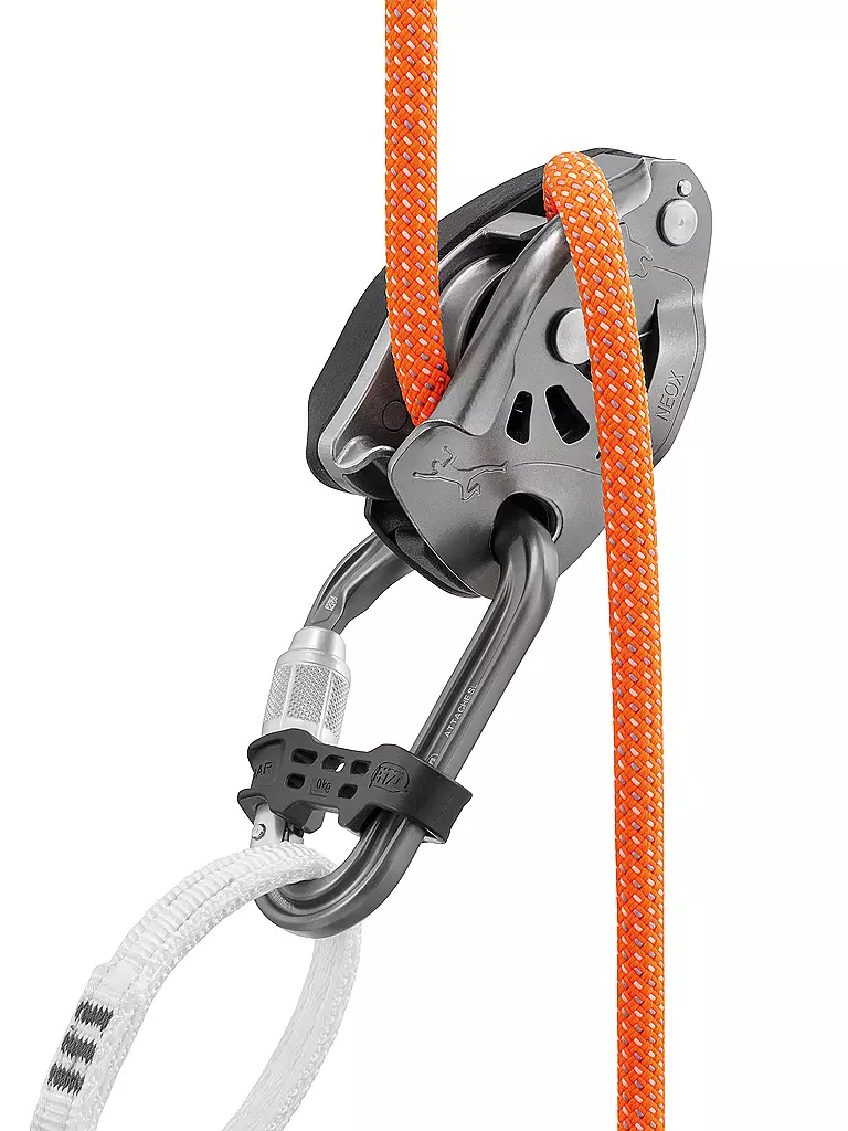 PETZL | Karabiner Attache Bar Screw Lock | grau