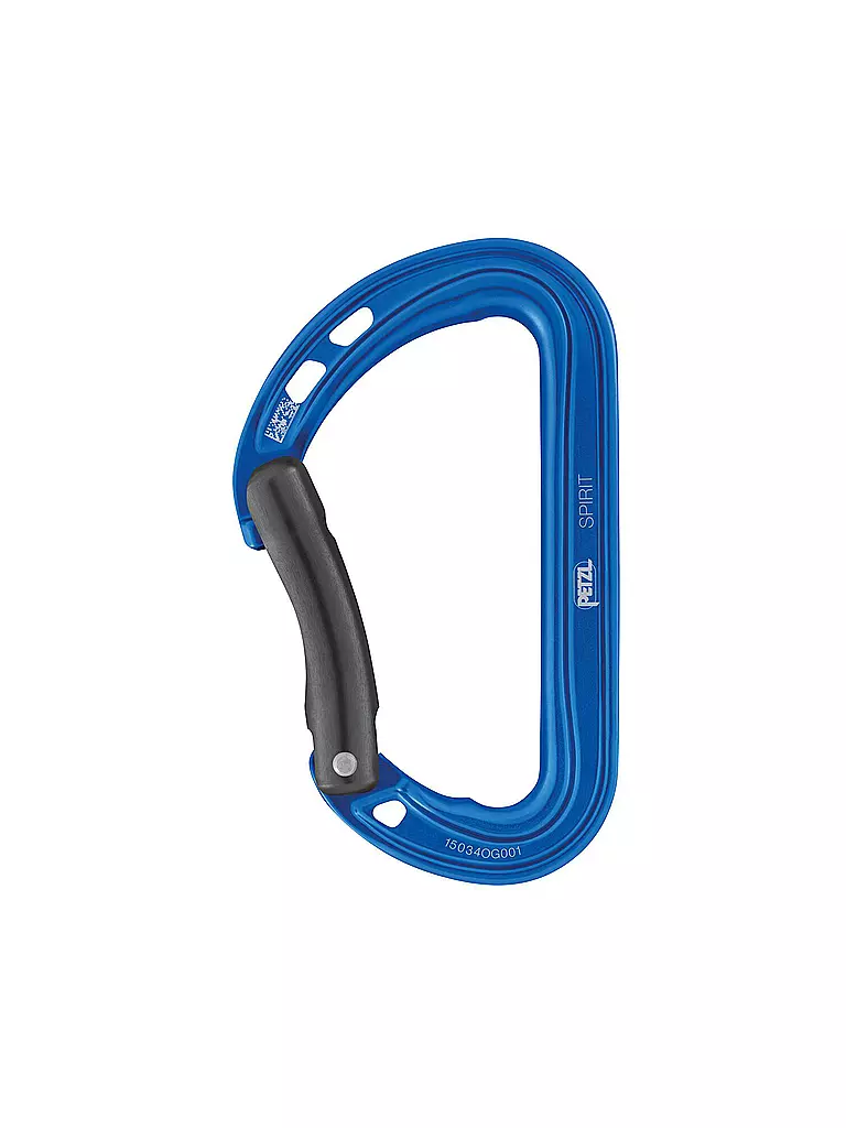 PETZL | Karabiner Spirit Gebogener Schnapper | blau