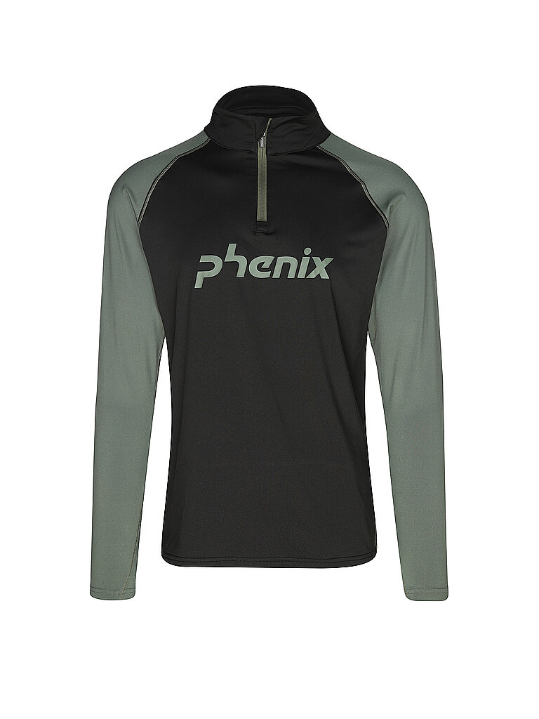 Phenix PHENIX Herren Unterzieh Zipshirt schwarz | S, schwarz