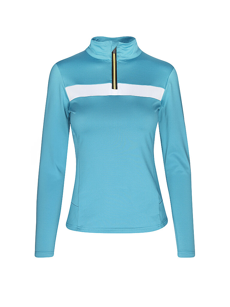 Phenix PHENIX Damen Unterzieh Zipshirt Gold Accent blau | 40, blau