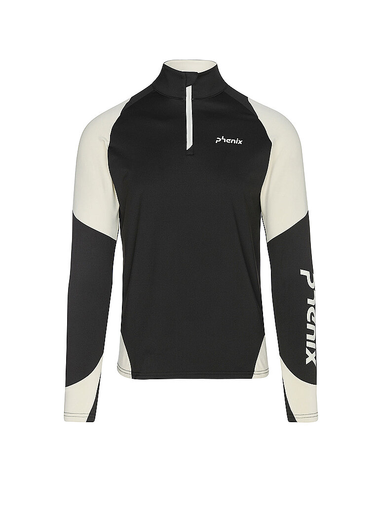 Phenix PHENIX Herren Unterzieh Zipshirt schwarz | 50, schwarz