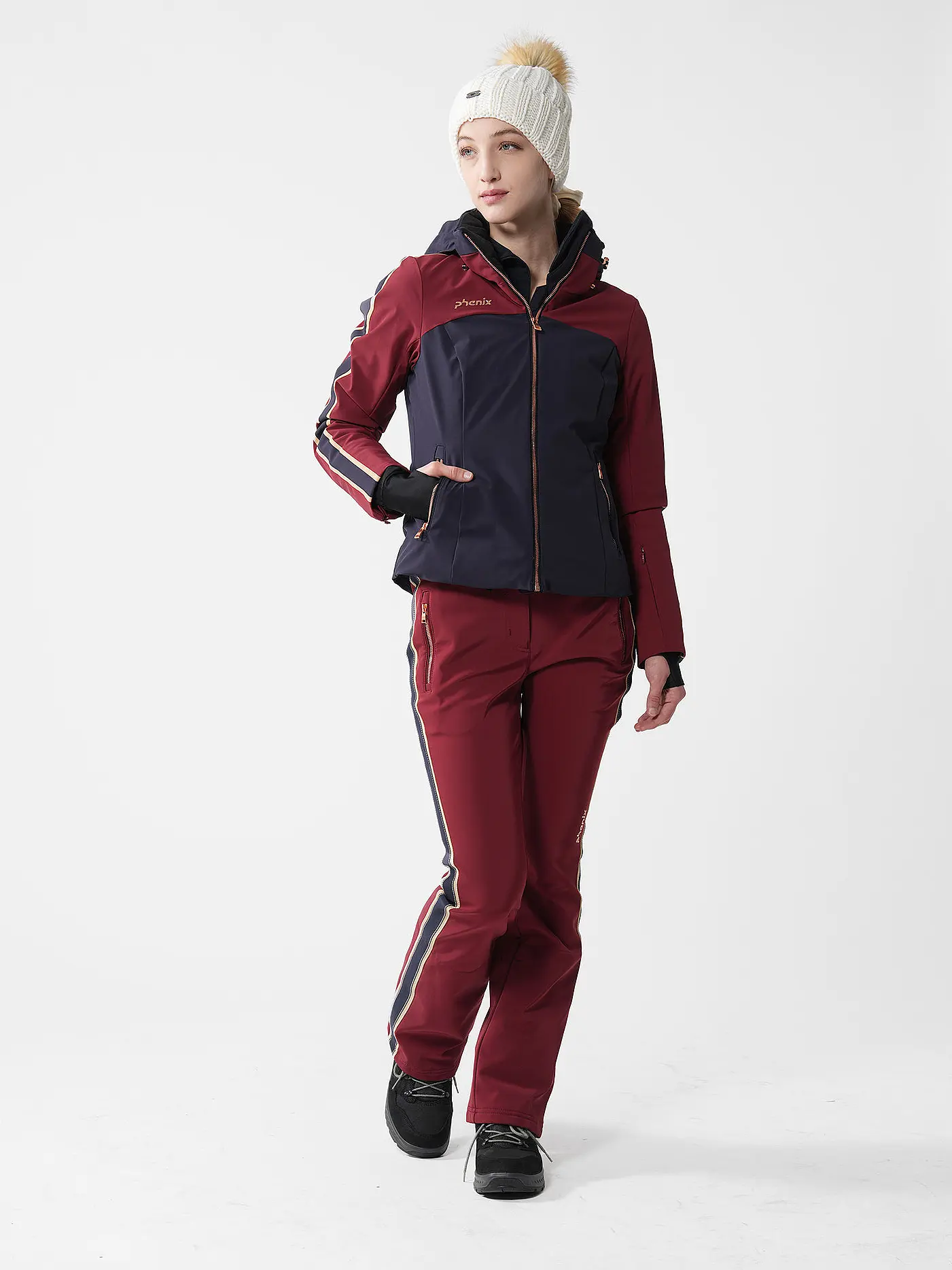 PHENIX | Damen Skijacke | dunkelblau
