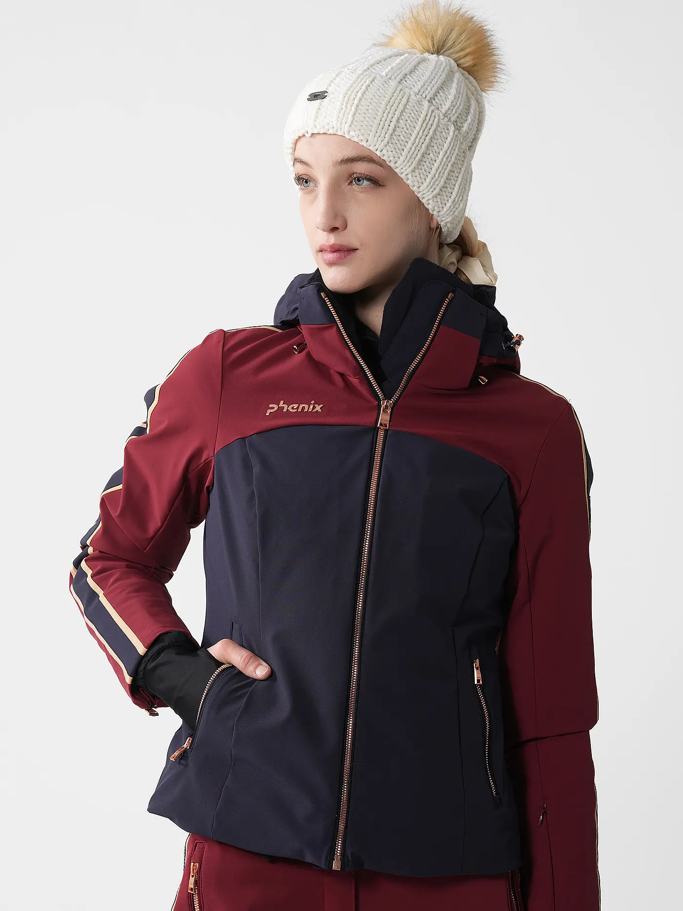 PHENIX | Damen Skijacke | dunkelblau