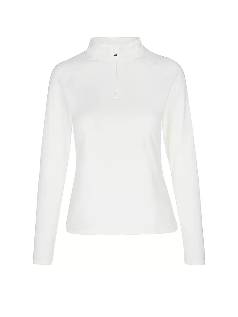 PHENIX | Damen Unterzieh Zipshirt Retro Future | weiss