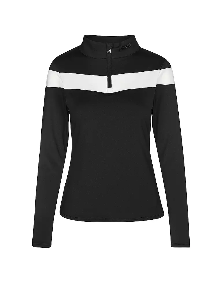 PHENIX | Damen Unterzieh Zipshirt Space Hunter | schwarz