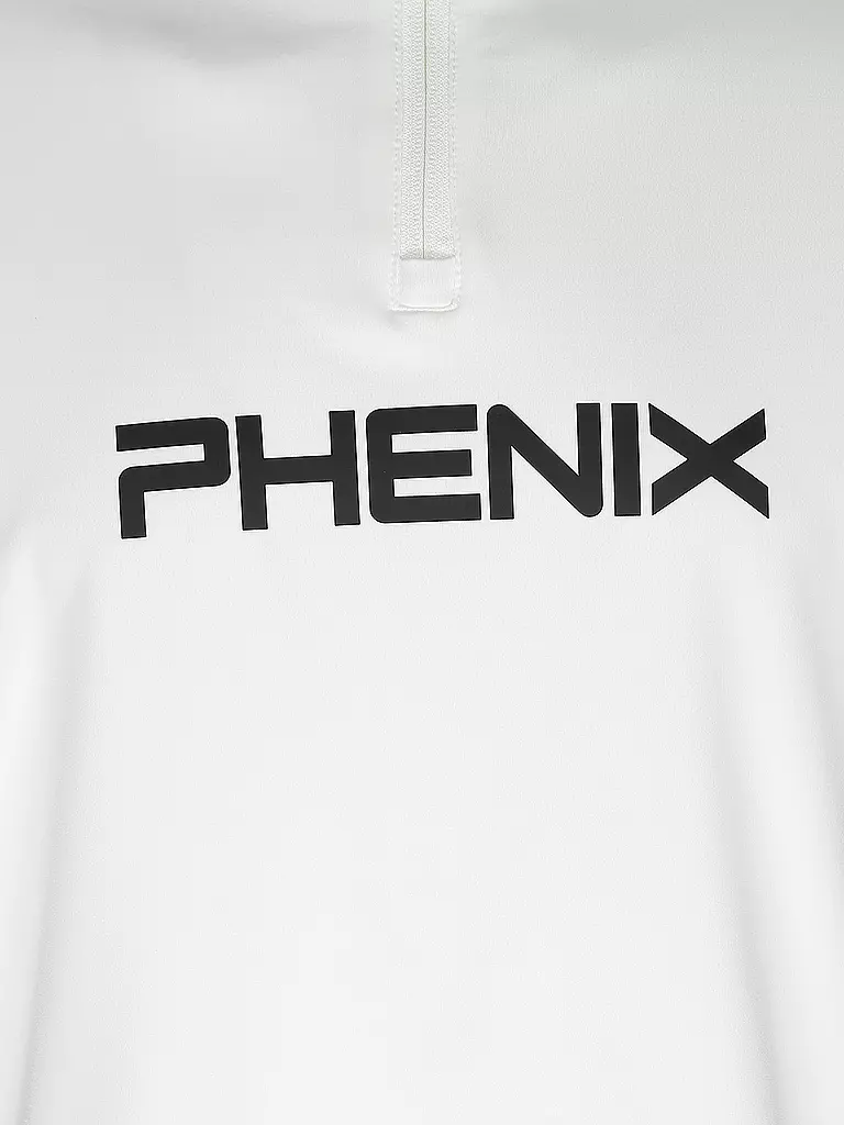 PHENIX | Herren Unterzieh Zipshirt T-Neck | weiss