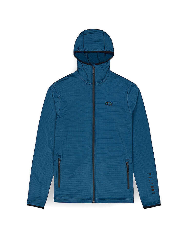 Picture PICTURE Herren Fleecejacke Bake Grid blau | S, blau