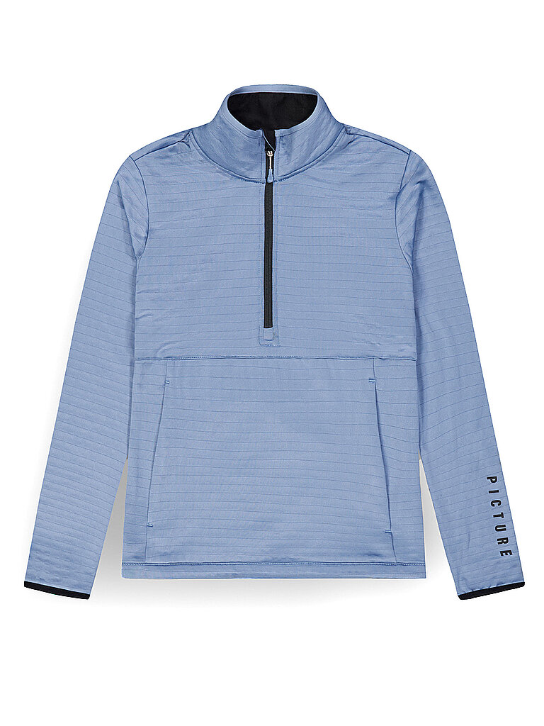 Picture PICTURE Damen Fleecepullover mit Zip Bake hellblau | S, hellblau