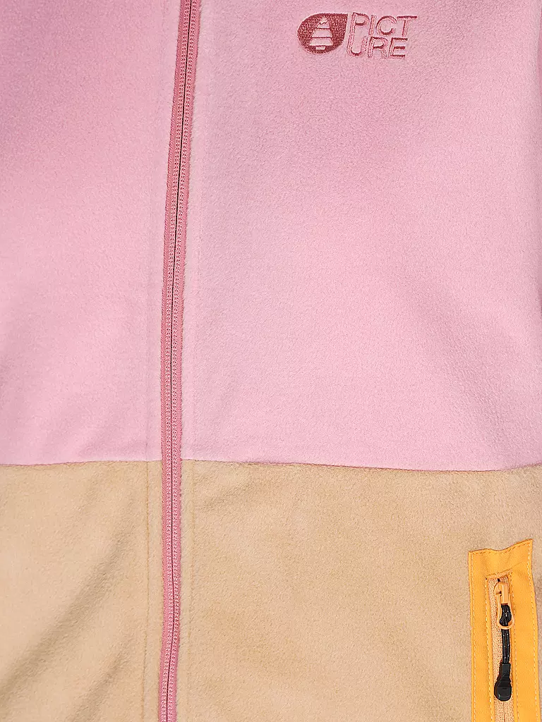 PICTURE | Damen Fleecejacke Teddie | rosa